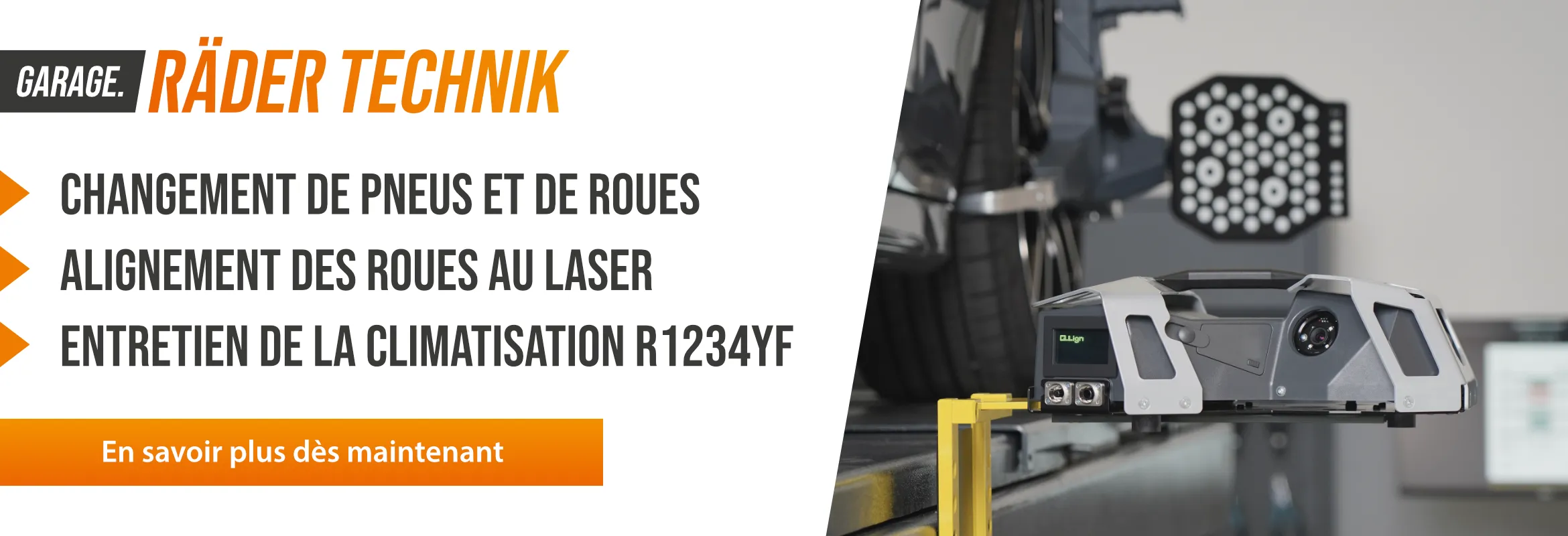 NOUVEAU ! Service garage - Demandez dès maintenant !
